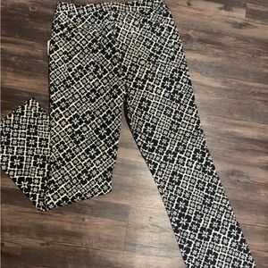 Stylish Black and White Women's Pants